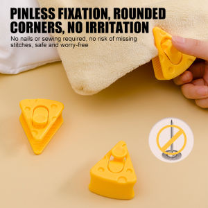 Creative cheese sheet quilt cover holder quilt sock holder self-designed sheet holder quilt needleless anti-run home use