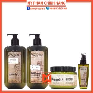Dầu gội xả kem ủ tóc tinh dầu Dangello Keratin 60/800ML chính hãng