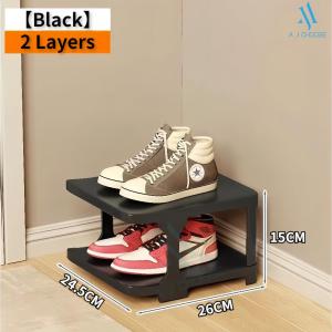 [SG Stock]Plastic Shoe Rack Plastic Shoe Storage Cabinet DIY Shoe Storage Cabinet Multi-layer Shoes Rack