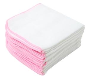 Combo 30 khăn sữa Xô 4 lớp Bé Mi cho bé (25 x 37 cm) - 30 cái khăn xô sữa 4 lớp dành cho bé trai và gái khăn gạc nhật 100% cotton kích thước 25 x 37 cm