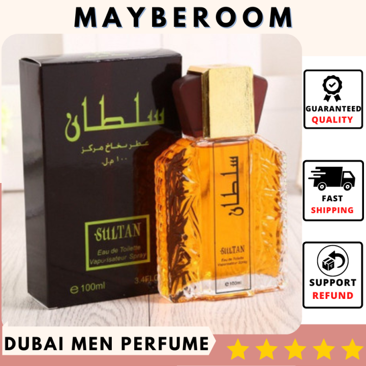 Men Perfume Dubai SULTAN 100ml 24 Hours Musk Essential Oil Scent Oil
