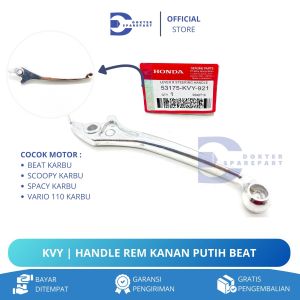 KVY HANDLE REM KANAN PUTIH BEAT KARBU / SCOOPY KARBU / SPACY KARBU / VARIO KARBU / HANDEL / HENDEL