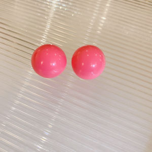 ต่างหูผู้หญิง เข็มสีเงินลูกบอลสีลูกบอลตะปู