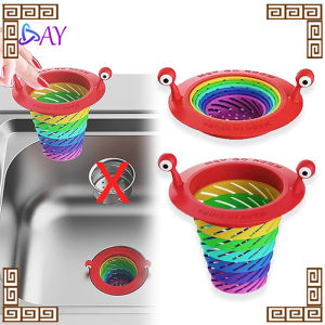 Little Monster Rainbow/Saringan Wastafel Cuci/Strainer Wastafel Kamar Mandi Dapur Lebar Floor Drain Filter Cover