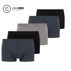 [SALE TẾT]COMBO 5 Quần lót nam Trunk Cotton mềm mại (màu ngẫu nhiên) - COOLMATE