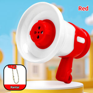 Baby Shine Gantungan Kunci Mainan Speaker Pengeras Suara Lucu Tape Recorder Keychain Mini