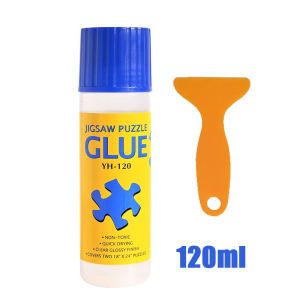 120ml Jigsaw Puzzle Glue Fast Dry Non Toxic Self Apply DIY Sticking Paper Craft Adhesive