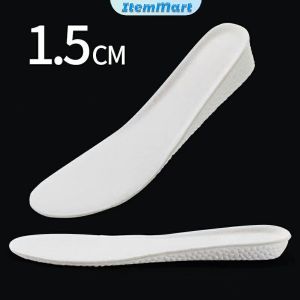 ItemMart 1.5-3.5cm Height Increasing Sports Insoles High Elastic Breathable Orthopedic Shoes Pads