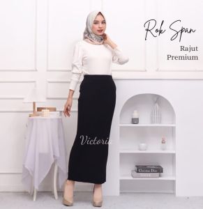 ROK SPAN PANJANG / ROK WANITA SPAN PANJANG / ROK RAJUT WANITA TERBARU PANJANG