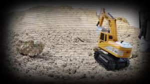 Large Remote Control Excavator Childrens Alloy Engineering Car Toys Charging Electric Hook Machine Excavator Dump Truck