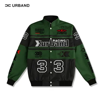Jaket Naskar Racing Kulit Sintetis - Jaket Riding Pria Wanita