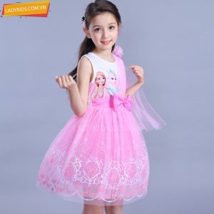 váy elsa công chúa váy đầm dự tiệc bé gáiváy trẻ em đẹpváy công chúa hoạt hình cho bé