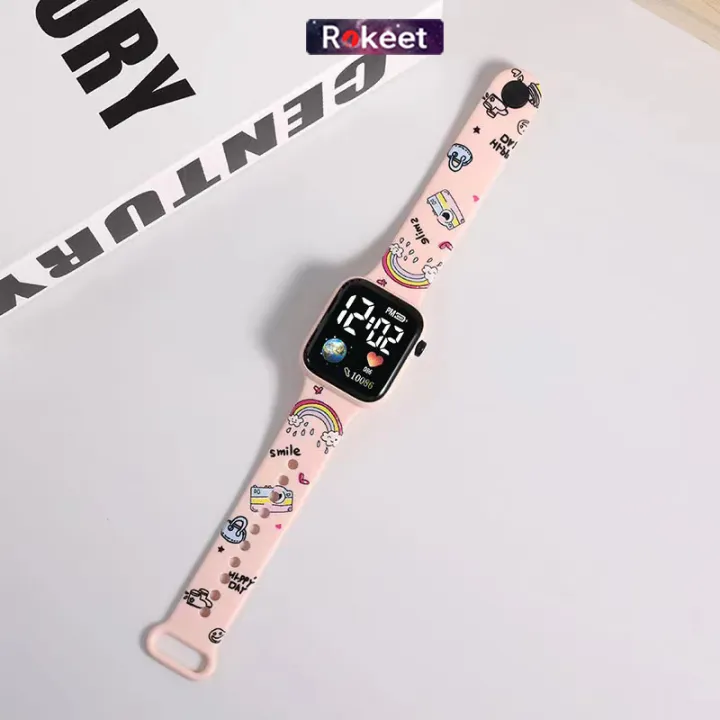 Rokeet%20Jam%20Tangan%20Digital%20Anak%20LED%20Screen%20Strap%20Kartun%20Lucu%20-%20Image%206