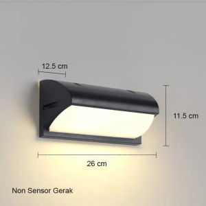 GAVT LAMPU DINDING SENSOR GERAK LAMPU DINDING HIAS OUTDOOR WALL LIGHT LAMPU DINDING TEMPEL TEMBOK