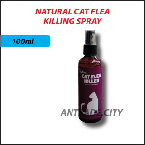 Natural Cat Flea Dog Tick Killer Spray 100ml & 500ml / Spray Ubat Kutu Kucing /  Spray Ubat Kutu Anjing / 猫狗跳蚤天然喷雾