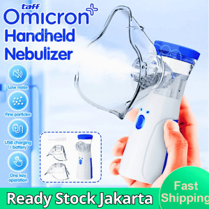 TaffOmicron W302 Nebulizer Portable Uap Batuk Pilek Sesak Nafas Asma Untuk Anak Dewasa Rechargeable