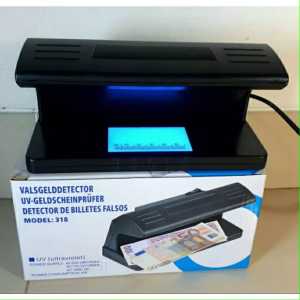 COD Mesin Detektor Uang Kertas Palsu UV| Money Counterfeit Detector 318
