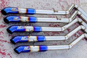 ท่อสูตรรีโว่REVO ท่อออกท้ายปลายไดร์รีโว่REVO ท่อลงหน้าเพลารีโว่ AE*RACING ไอเท็มเด็ดที่กระบะแต่ง พศ. นี้ ต้องมี แถมฟรี "ปลายท่อลงหน้าเพลา"