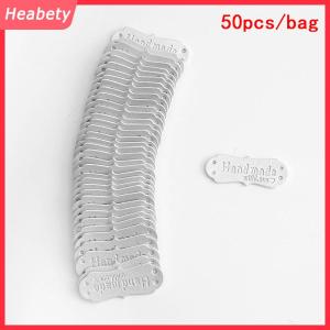 Heabety 50 cái thẻ da PU làm thủ công với nhãn tình yêu thẻ dệt kim Tự Làm Thủ Công may vá