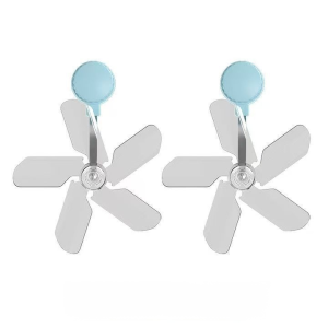 60° Anti-direct Cold Blow/Adjustable Combing Fan/5-Blade Airflow Booster/Air Baffle Windproof Gear Plate