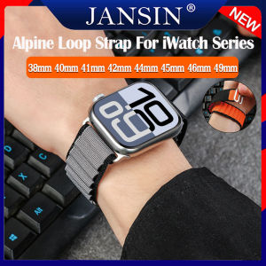 Dây đeo Alpine Loop cho Apple watch 10 Ultra 2 1 dây 49mm 46mm 45mm 41mm 44mm 40mm 42mm 38mm Vòng đeo tay chính thức iWatch series Ultra 10 9 8 SE 7 6 5 4 3 Vỏ