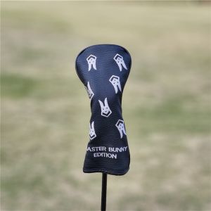 MASTER BUNNY Golf Club #1 #3 #5 Wood Headcovers Driver Fairway Woods cover PU Leather Head Covers Set Protector Golf Acc