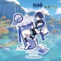 Mô hình Standee Genshin Impact Xiao nhân vật hệ Phong Kim Bằng Ngũ Hiển Tiên Nhân Phụ kiện trang trí để bàn góc học tập. 