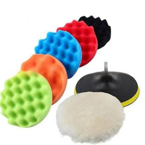 ชุดฟองน้ำขัดและเคลือบรถยนต์ แผ่นขัดรถยนต์แว็กซ์ฟองน้ำดิสก์ขนสัตว์ล้อ Auto Paint Care แผ่นขัด Gadget รถ