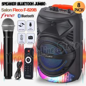 Speaker Jumbo FLECO F-820B / Speaker TV Full Bass / Salon Bluetooth Jumbo Super Bass / Speaker Karaoke Bluetooth Stereo Subwoofer Jumbo Bisa Dicas / Speaker Wireless theater audio Stereo subwoofer / Speaker Aktif Super Bass