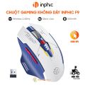 Chuột không dây Bluetooth Wireless hồng - Chuột máy tính Gaming văn phòng click tắt tiếng chống ồn Inphic. 
