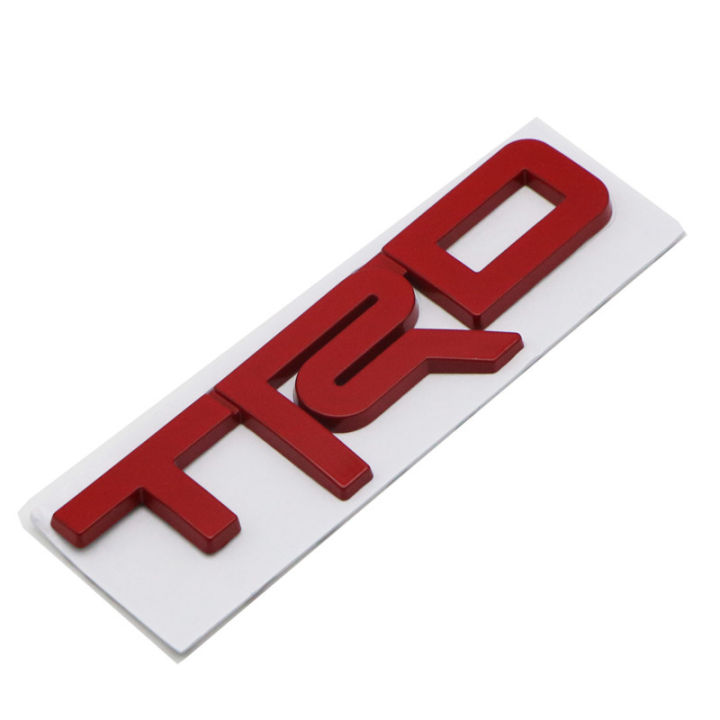 thumbnail image 2 of Toyota Piano Black Rear Emblem With Red Logo – 12cm, Fits Altis Camry – OEM Style 2 of 4