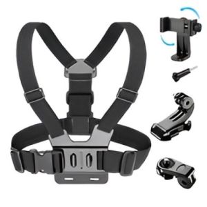 Phone Holder/Phone Mount/Adjustable Chest Strap Harness/Outdoor Cycling Phone Holder/Chest Strap Phone Mount/Cycling Hiking Motorcycle Riders/Phone Live Streaming