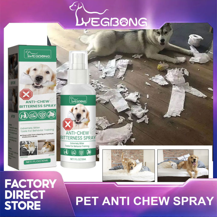 YEGBONG Paws Furniture Pet Anti-Gnawing Spray Evict Dogs Chewing Table And  Chair Legs Scratching Sofa Spray For Dogs To Prevent Biting No Chew Spray 