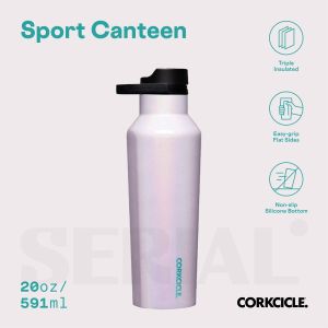 CORKCICLE® Sport Canteen 20oz - Unicorn Lavender Magic
