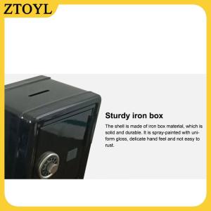 ZTOYL Frcctre trẻ em an toàn ngân hàng hộp tiền với khay tiền xu Mini Locker nhỏ an toàn lưu trữ hộp con heo đất ngân hàng với sự kết hợp khóa và chìa khóa