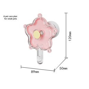 NOBLELUX Plastic Parrot Foraging Feeding Toy Flower-Shape Stress Relief Parrot Hanging Chewing Toy Pet Entertainment Interactive Play Rotating Wheel Birds Toy Birds