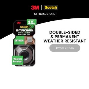 3M™ Scotch® Double-Sided Mounting Tape Outdoor Weather Resistant 1 roll/pack For home improvement