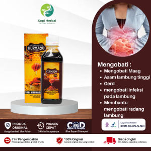 Obat Maag Kronis Obat asam lambung Infeksi Lambung Radang Lambung maag Tukak Lambung Sesak Nafas - Sari Kurma KurmaQu