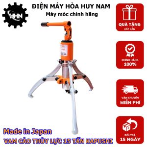Cảo thuỷ lực 3 chấu tháo vòng bi  lực đẩy kéo 15 tấn Kapusi Nhật Bản  bảo hành 12 tháng