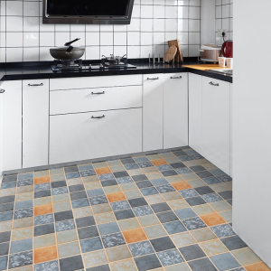 Floor Sticker Bathroom Waterproof Wallpaper Self Adhesive Thick Non-slip Ground Mat Mildewproof Wall Decals
