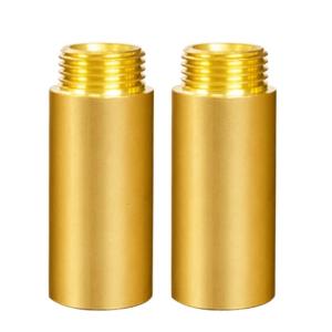 Pack Of 2 brass1/2inch Pipe Extension Reliable Fitting brass1/2inch Water Extension 50/80/100mm for Indoor & Outdoor P