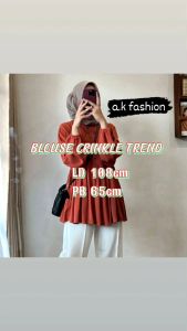 ARINAY BLOUSE PEPLUM RUFFLE - blouse crinkle premium
