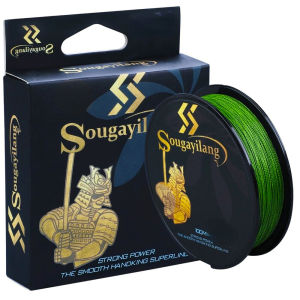 Senar Pancing Pilin Super Halus Tali Pancing Jalinan 4 UTAS Bahan PE Panjang 100M/109YDS untuk Gulungan Pancing Spinning