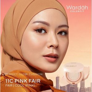 Wardah Colorfit Perfect Glow Cushion - Tahan Lama Hingga 12 Jam Dilengkapi SPF 33 PA+++ - Hasil Akhir Glowing