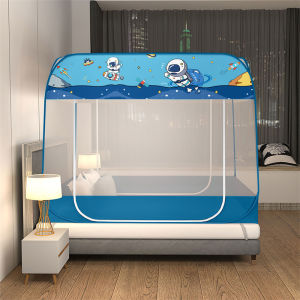 Mosquito net King 1.8m (6ft) Queen 1.5M (5FT) anti-fall children foldable zipper mosquito net