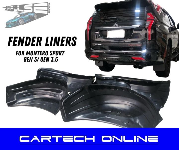 FENDER LINERS for MONTERO SPORT GEN 3/ GEN Lazada Lazada PH