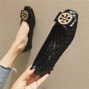 35-41 Women Large Size Soft Ballet Shoes Comfort Flat Square Toe Comfort Work Shoes