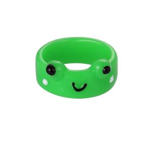 🔥Cozyrooms👍Creative Simple Korean Cute Cartoon Frog Ring Womens Tail Ring