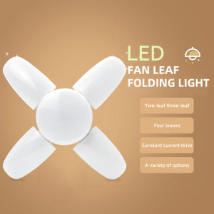 【Buy 1 Take 1】Mini LED E27 Lamp Folding Fan Bulb 28W 4+1 LED Light Bulb AC 110V 220V Foldable