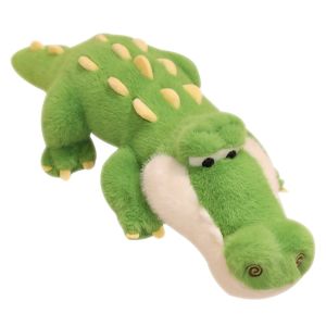 SKJK Stuffed Animal Crocodile Doll Plush Toy Hugging Pillows Cartoon Stuffed Crocodile Dolls Sleeping Mate Toy Soft Crocodile Throw Pillows Birthday Gifts